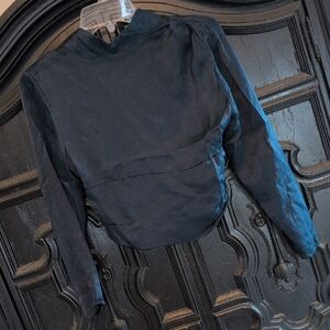 Zara Navy Blue Blouse